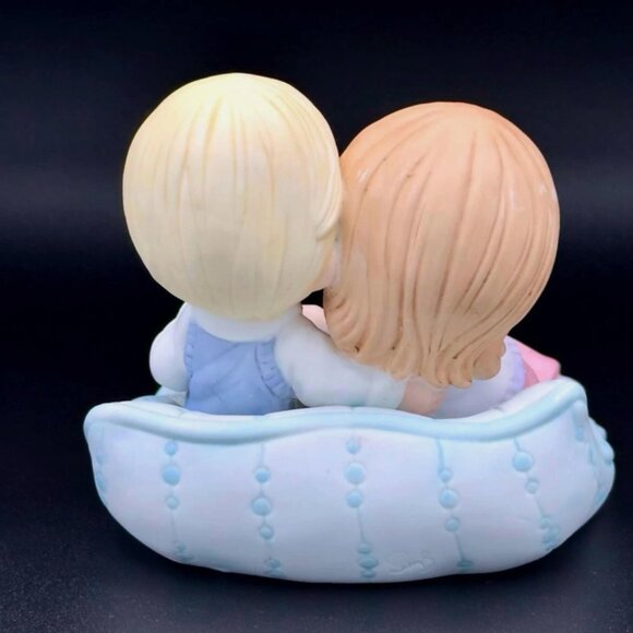 Precious Moments Sweet Couple Figurine on Couch - Picture 2 of 2